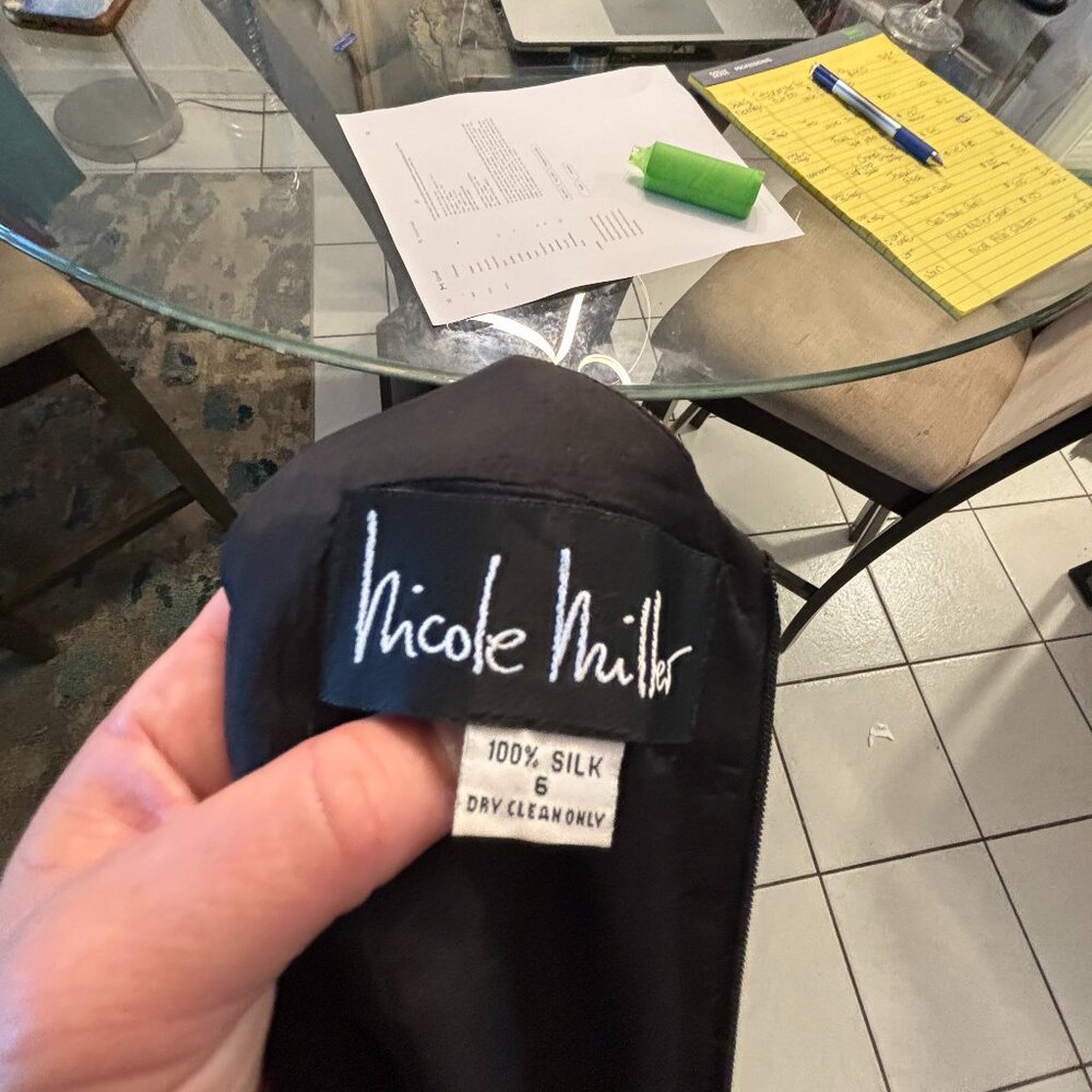 Nicole Miller Silk Holiday Dress